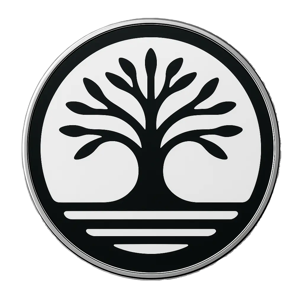 Drzewko Pamięci NFC "czarne" małe 27 mm